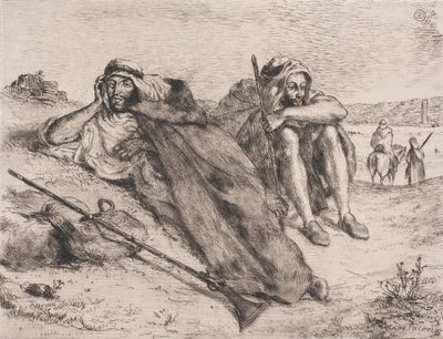 Danish: Arabere fra Oran af Eugène Delacroix