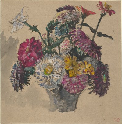 Blomster af Eugène Delacroix