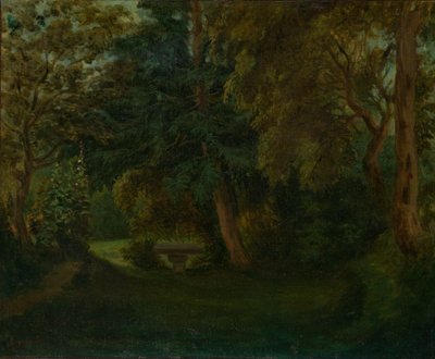 George Sands have ved Nohant, ca. 1842-43. af Eugène Delacroix
