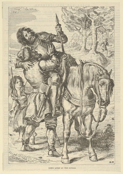 Goetz hjulpet af sigøjnerne, efter 1845., efter 1845. af Eugène Delacroix