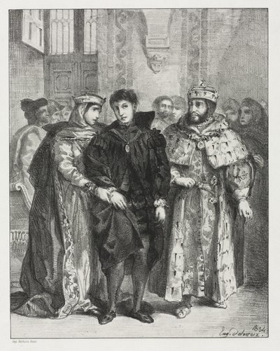 Hamlet af Eugène Delacroix