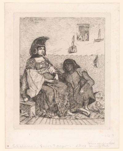 Jødisk kvinde fra Algier af Eugène Delacroix
