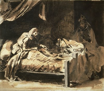Militærhospital af Eugène Delacroix