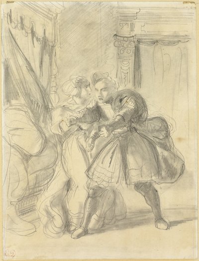 Undersøgelse af Eugène Delacroix