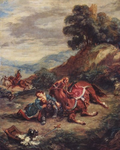 Laras død af Eugène Delacroix