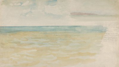 Havet ved Dieppe, ca. 1852-54. af Eugène Delacroix