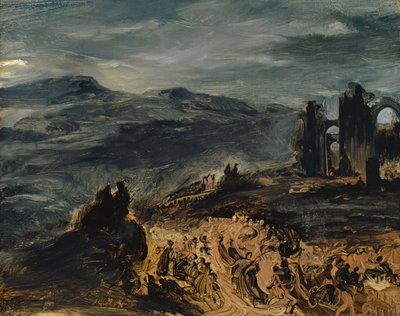 Heksenes sabbat, ca. 1832. af Eugène Delacroix