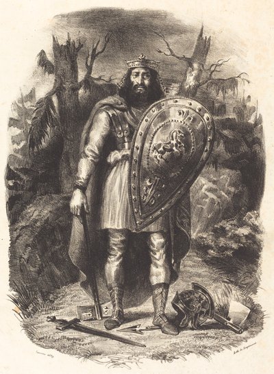 Vercingetorix af Eugène Delacroix