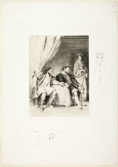 Weislingen holdt fanget af Goetz af Eugène Delacroix