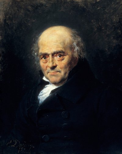 Portræt af Monsieur Couche af Eugene Deveria