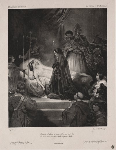 Chronicles of France: The Children of Clodomir, 1829. af Eugène François Marie Joseph Devéria