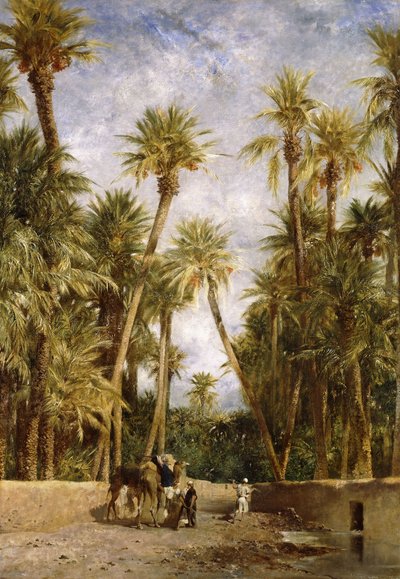 Oasis ved Lagrunt, af Eugène Fromentin