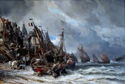 Fiskernes tilbagevenden af Eugene Isabey