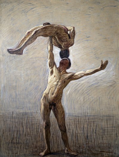 Atleter, 1912 af Eugène Jansson