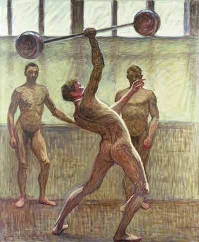Løftevægte med en arm nummer 2, 1914 af Eugène Jansson