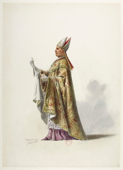 Saint -Saëns - Henry VIII - Kostumemodeller - Lacoste - 8. Kostume af Eugene Lacoste