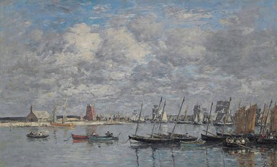 Camaret, havnen af Eugene Louis Boudin