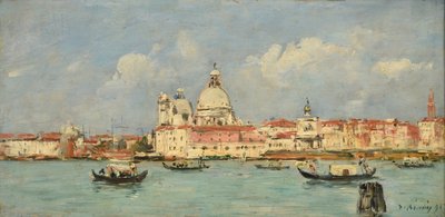 Venedig. Told og Notre-Dame-de-la-Salute af Eugene Louis Boudin