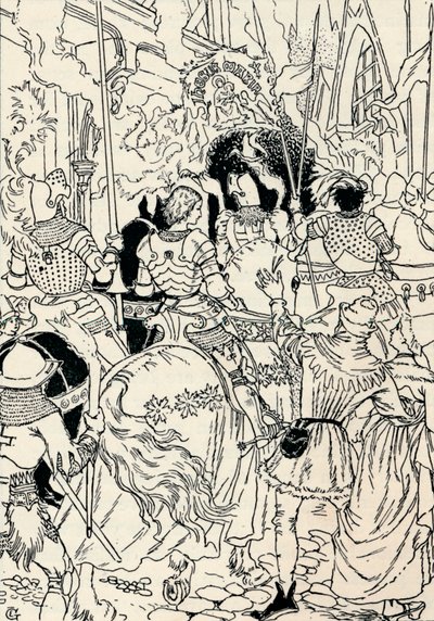 Jeanne DArc i Orleans, c1895 af Eugene Grasset