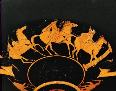 Ridescenen. Rødfiguret bæger fra Vulci, samme som 10-03-03/63 og 65 ... af Euphronios