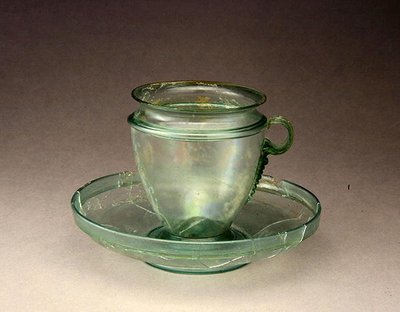 Kop og underkop, ca. 50-100 e.Kr. (glas) af European European