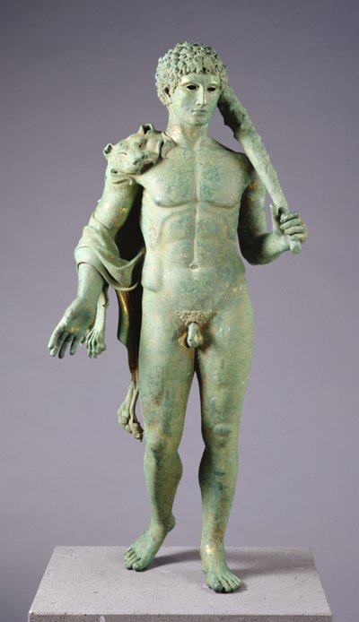 Ungdomslig Hercules (forgyldt bronze) (se også 288280-83 og 307558-59) af European European
