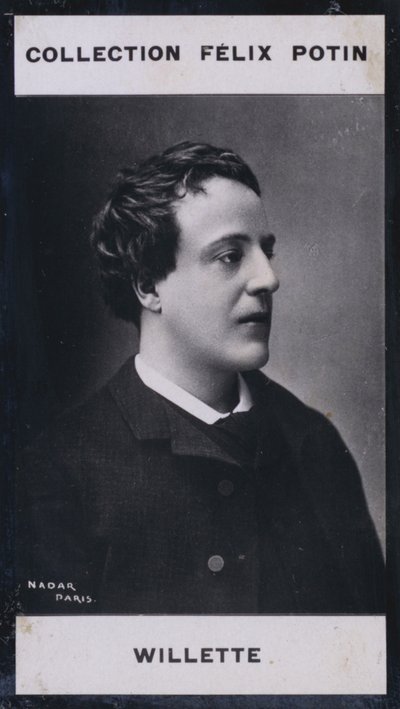 Adolphe Willette (1857) (s/h foto) af European Photographer
