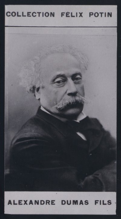 Alexandre Dumas Søn (1824-1895) (s/h foto) af European Photographer