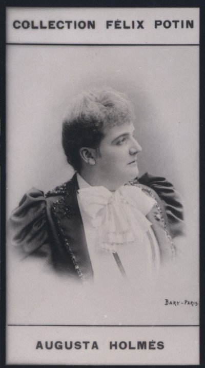Augusta Holmes (1850-1902) (s/h-billede) af European Photographer