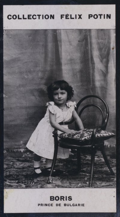Boris, kronprins af Bulgarien (1894) (s/h foto) af European Photographer