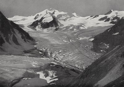 Braunschweiger Hutte, mod Wildspitze, Pitztal (s/h foto) af European Photographer