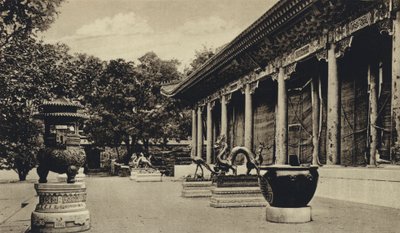 Kina, Buddha tempel (s/h foto) af European Photographer