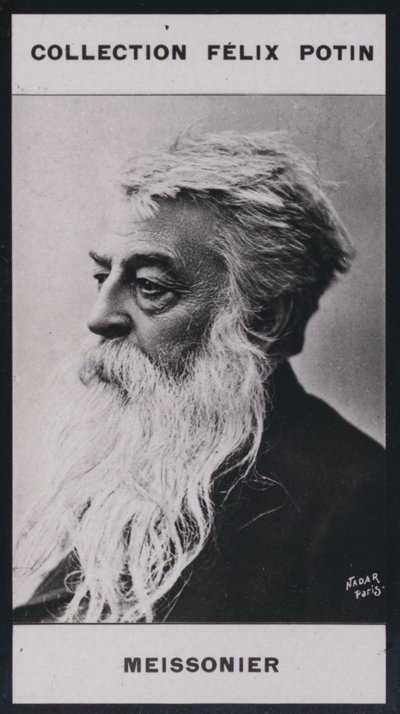 Ernest Meissonnier (1815-1891) (s/h-billede) af European Photographer