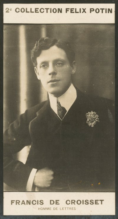 Francis De Croisset, Bogstavernes Mand af European Photographer