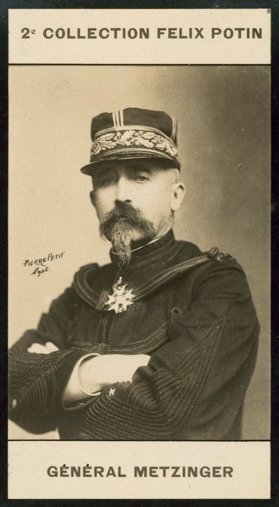 General Leon-Frederic-Hubert Metzinger af European Photographer