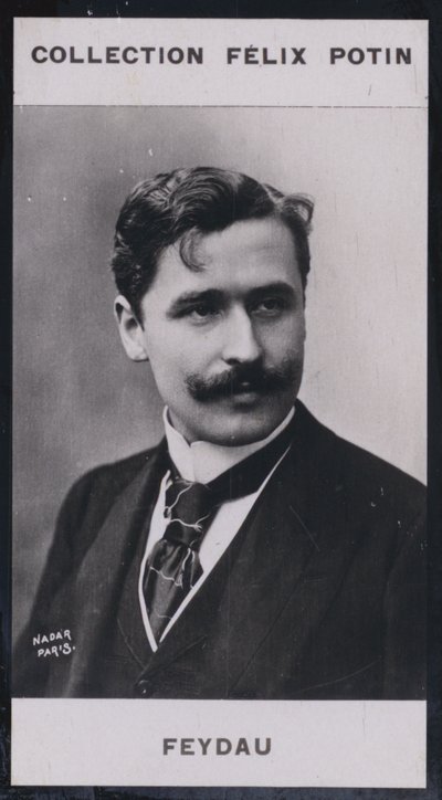 Georges Feydeau (1863) (s/h-billede) af European Photographer