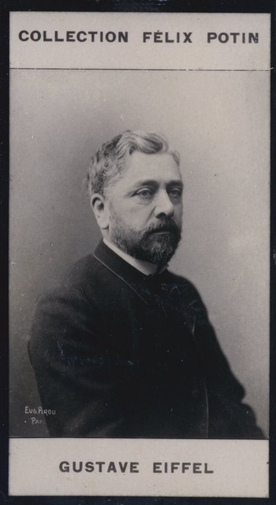 Gustave Eiffel (1832) (s/h-billede) af European Photographer