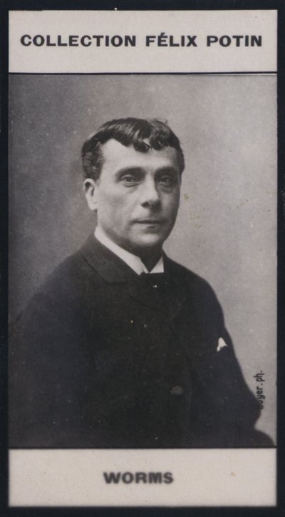 Gustave Worms (1836) (s/h-billede) af European Photographer