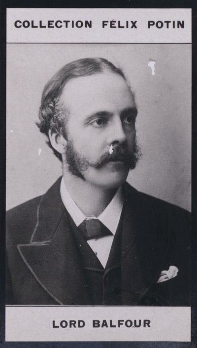 James-Arthur Balfour (1848) (s/h-billede) af European Photographer