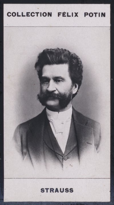 Johann Strauss (1825-1899) (s/h foto) af European Photographer