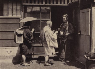 Kyoto, pilgrimme (s/h foto) af European Photographer