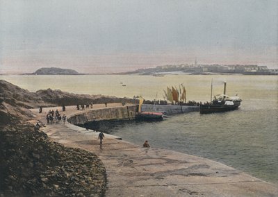 Saint-Malo-bugten, set fra Dinard (farvet foto) af European Photographer
