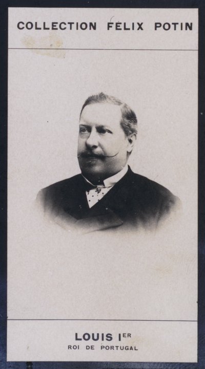 Ludvig I, konge af Portugal (1838-1889) (s/h foto) af European Photographer