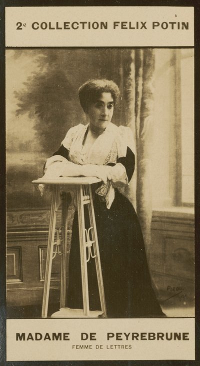 Madame Georges De Peyrebrune, Kvinde af Bogstaver af European Photographer