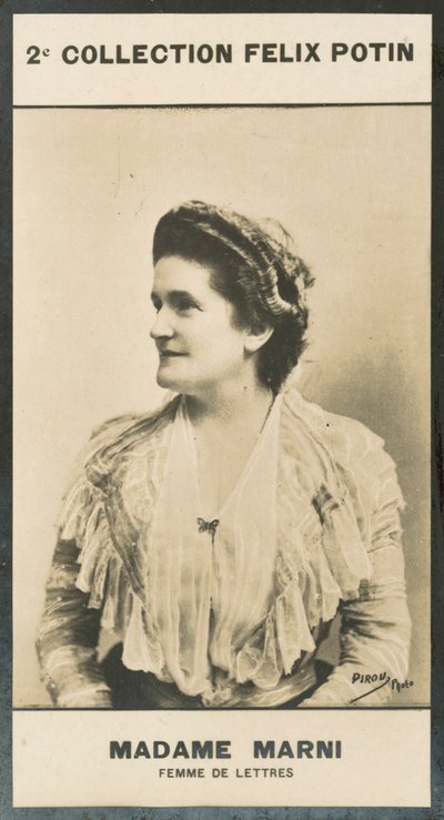 Madame Jeanne Marni, Kvinde af bogstaver af European Photographer
