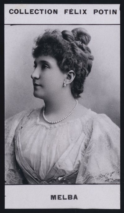 Madame Nelly Melba (1860) (s/h-foto) af European Photographer
