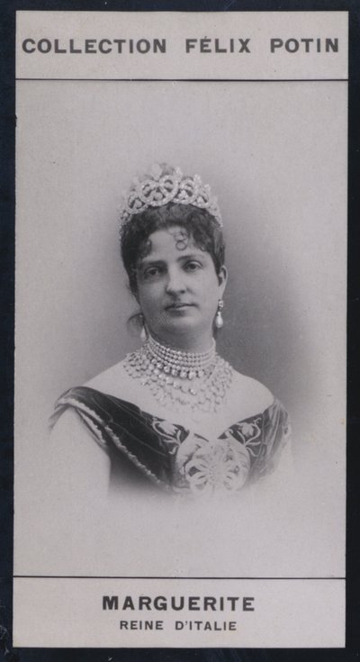 Marguerite, enkedronning af Italien (1851) (s/h-foto) af European Photographer