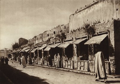 Meknes, Juvelerernes gade (s/h foto) af European Photographer