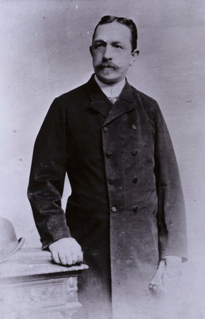 Oskar Lenz, tysk-østrigsk geolog og mineralog (s/h foto) af European Photographer