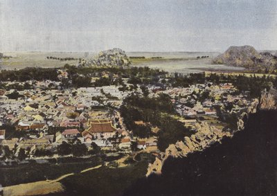 Panorama af Sai-Son, mellem Sontay og Hanoi af European Photographer